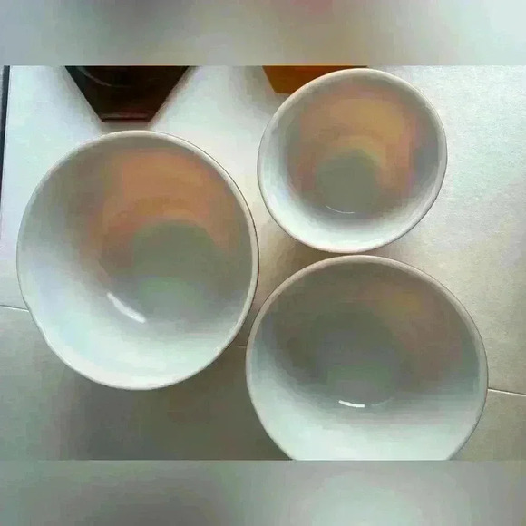 PYREX "OLD ORCHARD FRUIT" Brown Cinderella Nesting Bowls & Divided Casserole - Picture 7 of 7